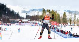 03.01.2015, Oberstdorf, Germany (GER): Claudia Nystad (GER), warming up in the stadium - FIS world cup cross-country, tour de ski, training, Oberstdorf (GER). www.nordicfocus.com. © Felgenhauer/NordicFocus. Every downloaded picture is fee-liable.