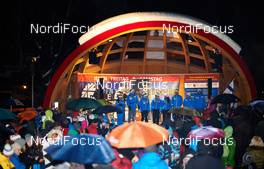 02.01.2015, Oberstdorf, Germany (GER): Tour de Ski team presentation, Team Finland - FIS world cup cross-country, tour de ski, training, Oberstdorf (GER). www.nordicfocus.com. © Felgenhauer/NordicFocus. Every downloaded picture is fee-liable.