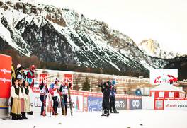 06.01.2015, Val Mustair, Switzerland (SUI): Federico Pellegrino (ITA), Petter Northug (NOR), Martin Johnsrud Sundby (NOR), (l-r)  - FIS world cup cross-country, tour de ski, individual sprint, Val Mustair (SUI). www.nordicfocus.com. © Felgenhauer/NordicFocus. Every downloaded picture is fee-liable.