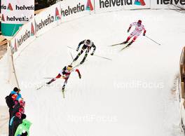 06.01.2015, Val Mustair, Switzerland (SUI): Bernhard Tritscher (AUT), Renaud Jay (FRA), Maciej Starega (POL), (l-r)  - FIS world cup cross-country, tour de ski, individual sprint, Val Mustair (SUI). www.nordicfocus.com. © Felgenhauer/NordicFocus. Every downloaded picture is fee-liable.