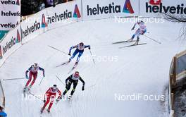 06.01.2015, Val Mustair, Switzerland (SUI): a women's quarterfinal in the downhill - FIS world cup cross-country, tour de ski, individual sprint, Val Mustair (SUI). www.nordicfocus.com. © Felgenhauer/NordicFocus. Every downloaded picture is fee-liable.