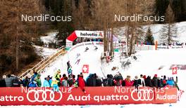 06.01.2015, Val Mustair, Switzerland (SUI): men in the downhill just behind a audi banner - FIS world cup cross-country, tour de ski, individual sprint, Val Mustair (SUI). www.nordicfocus.com. © Felgenhauer/NordicFocus. Every downloaded picture is fee-liable.