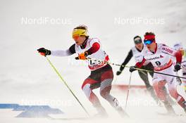 06.01.2015, Val Mustair, Switzerland (SUI): Bernhard Tritscher (AUT), Maciej Starega (POL), (l-r)  - FIS world cup cross-country, tour de ski, individual sprint, Val Mustair (SUI). www.nordicfocus.com. © Felgenhauer/NordicFocus. Every downloaded picture is fee-liable.