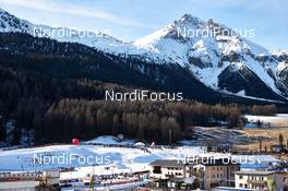 06.01.2015, Val Mustair, Switzerland (SUI): overview of Tschierv ski stadium - FIS world cup cross-country, tour de ski, individual sprint, Val Mustair (SUI). www.nordicfocus.com. © Felgenhauer/NordicFocus. Every downloaded picture is fee-liable.