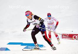 06.01.2015, Val Mustair, Switzerland (SUI): Jessica Diggins (USA) - FIS world cup cross-country, tour de ski, individual sprint, Val Mustair (SUI). www.nordicfocus.com. © Felgenhauer/NordicFocus. Every downloaded picture is fee-liable.