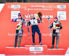 06.01.2015, Val Mustair, Switzerland (SUI): Petter Northug (NOR), Federico Pellegrino (ITA), Martin Johnsrud Sundby (NOR), (l-r) - FIS world cup cross-country, tour de ski, individual sprint, Val Mustair (SUI). www.nordicfocus.com. © Felgenhauer/NordicFocus. Every downloaded picture is fee-liable.