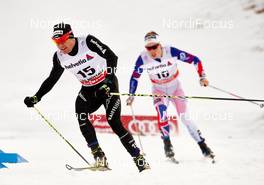 06.01.2015, Val Mustair, Switzerland (SUI): Dario Cologna (SUI), Andrew Musgrave (GBR), (l-r)  - FIS world cup cross-country, tour de ski, individual sprint, Val Mustair (SUI). www.nordicfocus.com. © Felgenhauer/NordicFocus. Every downloaded picture is fee-liable.