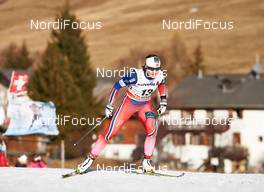 06.01.2015, Val Mustair, Switzerland (SUI): Maiken Caspersen Falla (NOR) - FIS world cup cross-country, tour de ski, individual sprint, Val Mustair (SUI). www.nordicfocus.com. © Felgenhauer/NordicFocus. Every downloaded picture is fee-liable.