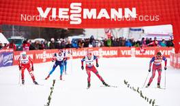 06.01.2015, Val Mustair, Switzerland (SUI): Federico Pellegrino (ITA), Evgeniy Belov (RUS), Martin Johnsrud Sundby (NOR), Petter Northug (NOR), (l-r)  - FIS world cup cross-country, tour de ski, individual sprint, Val Mustair (SUI). www.nordicfocus.com. © Felgenhauer/NordicFocus. Every downloaded picture is fee-liable.