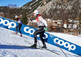 05.01.2015, Val Mustair, Switzerland (SUI): Emil Joensson (SWE), training at the steep Coop uphill - FIS world cup cross-country, tour de ski, training, Val Mustair (SUI). www.nordicfocus.com. © Felgenhauer/NordicFocus. Every downloaded picture is fee-liable.