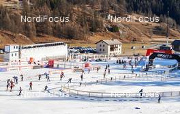 05.01.2015, Val Mustair, Switzerland (SUI): crowded stadium during training session - FIS world cup cross-country, tour de ski, training, Val Mustair (SUI). www.nordicfocus.com. © Felgenhauer/NordicFocus. Every downloaded picture is fee-liable.