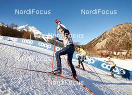 05.01.2015, Val Mustair, Switzerland (SUI): Federico Pellegrino (ITA) at training session - FIS world cup cross-country, tour de ski, training, Val Mustair (SUI). www.nordicfocus.com. © Felgenhauer/NordicFocus. Every downloaded picture is fee-liable.