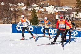 05.01.2015, Val Mustair, Switzerland (SUI): Marcus Hellner (SWE) and Chris Andre Jespersen (NOR) (l-r), training at the Coop hill - FIS world cup cross-country, tour de ski, training, Val Mustair (SUI). www.nordicfocus.com. © Felgenhauer/NordicFocus. Every downloaded picture is fee-liable.