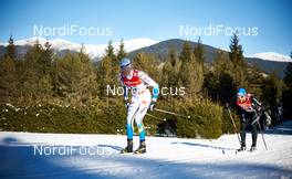 07.01.2015, Cortina-Toblach, Italy (ITA): Daniel Richardsson (SWE), Curdin Perl (SUI), (l-r)  - FIS world cup cross-country, tour de ski, 10km men, Cortina-Toblach (ITA). www.nordicfocus.com. © Felgenhauer/NordicFocus. Every downloaded picture is fee-liable.