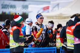 08.01.2015, Cortina-Toblach, Italy (ITA): Thomas Wick (GER), getting ready for the race - FIS world cup cross-country, tour de ski, pursuit men, Cortina-Toblach (ITA). www.nordicfocus.com. © Felgenhauer/NordicFocus. Every downloaded picture is fee-liable.