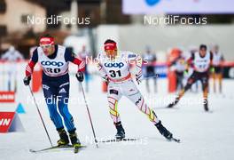 08.01.2015, Cortina-Toblach, Italy (ITA): Ivan Babikov (CAN) - FIS world cup cross-country, tour de ski, pursuit men, Cortina-Toblach (ITA). www.nordicfocus.com. © Felgenhauer/NordicFocus. Every downloaded picture is fee-liable.