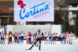 08.01.2015, Cortina-Toblach, Italy (ITA): Maurice Manificat (FRA) - FIS world cup cross-country, tour de ski, pursuit men, Cortina-Toblach (ITA). www.nordicfocus.com. © Felgenhauer/NordicFocus. Every downloaded picture is fee-liable.
