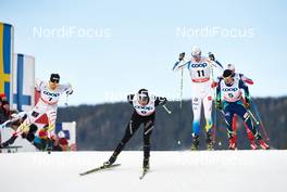 08.01.2015, Cortina-Toblach, Italy (ITA): Alex Harvey (CAN), Dario Cologna (SUI), Daniel Richardsson (SWE), Alexey Poltoranin (KAZ), (l-r)  - FIS world cup cross-country, tour de ski, pursuit men, Cortina-Toblach (ITA). www.nordicfocus.com. © Felgenhauer/NordicFocus. Every downloaded picture is fee-liable.