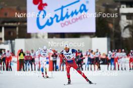 08.01.2015, Cortina-Toblach, Italy (ITA): Chris Andre Jespersen (NOR) - FIS world cup cross-country, tour de ski, pursuit men, Cortina-Toblach (ITA). www.nordicfocus.com. © Felgenhauer/NordicFocus. Every downloaded picture is fee-liable.