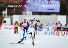 08.01.2015, Cortina-Toblach, Italy (ITA): Simon Andersson (SWE) - FIS world cup cross-country, tour de ski, pursuit men, Cortina-Toblach (ITA). www.nordicfocus.com. © Felgenhauer/NordicFocus. Every downloaded picture is fee-liable.