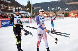 08.01.2015, Cortina-Toblach, Italy (ITA): Maurice Manificat (FRA), Andrew Musgrave (GBR), (l-r)  - FIS world cup cross-country, tour de ski, pursuit men, Cortina-Toblach (ITA). www.nordicfocus.com. © Felgenhauer/NordicFocus. Every downloaded picture is fee-liable.