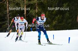 08.01.2015, Cortina-Toblach, Italy (ITA): Ivan Babikov (CAN), Sergey Turyshev (RUS), (l-r)  - FIS world cup cross-country, tour de ski, pursuit men, Cortina-Toblach (ITA). www.nordicfocus.com. © Felgenhauer/NordicFocus. Every downloaded picture is fee-liable.
