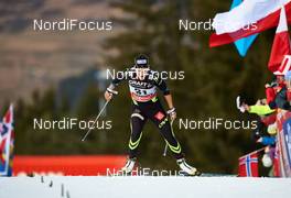 11.01.2015, Val di Fiemme, Italy (ITA): Celia Aymonier (FRA) - FIS world cup cross-country, tour de ski, final climb women, Val di Fiemme (ITA). www.nordicfocus.com. © Felgenhauer/NordicFocus. Every downloaded picture is fee-liable.