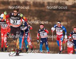 10.01.2015, Val di Fiemme, Italy (ITA): Lucas Boegl (GER) - FIS world cup cross-country, tour de ski, mass men, Val di Fiemme (ITA). www.nordicfocus.com. © Felgenhauer/NordicFocus. Every downloaded picture is fee-liable.