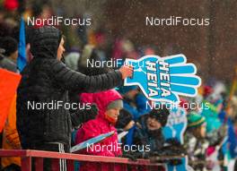 17.01.2015, Otepaeae, Estland (EST): a fan - FIS world cup cross-country, individual sprint, Otepaeae (EST). www.nordicfocus.com. © Laiho/NordicFocus. Every downloaded picture is fee-liable.