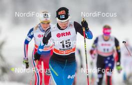 25.01.2015, Rybinsk, Russia (RUS): Riitta-Liisa Roponen (FIN), Fischer, Leki - FIS world cup cross-country, skiathlon women, Rybinsk (RUS). www.nordicfocus.com. © Laiho/NordicFocus. Every downloaded picture is fee-liable.
