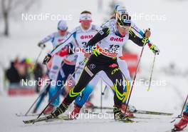 25.01.2015, Rybinsk, Russia (RUS): Celia Aymonier (FRA), Fischer, Swix, Rottefella, One way - FIS world cup cross-country, skiathlon women, Rybinsk (RUS). www.nordicfocus.com. © Laiho/NordicFocus. Every downloaded picture is fee-liable.