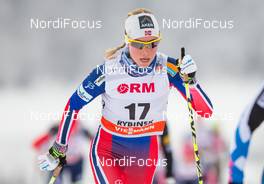 25.01.2015, Rybinsk, Russia (RUS): Kristin Stoermer Steira (NOR), Madshus, One Way, Rottefella - FIS world cup cross-country, skiathlon women, Rybinsk (RUS). www.nordicfocus.com. © Laiho/NordicFocus. Every downloaded picture is fee-liable.
