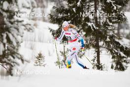 25.01.2015, Rybinsk, Russia (RUS): Maria Graefnings (SWE), Fischer, One Way, Alpina, Rottefella, Craft - FIS world cup cross-country, skiathlon women, Rybinsk (RUS). www.nordicfocus.com. © Laiho/NordicFocus. Every downloaded picture is fee-liable.