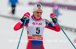25.01.2015, Rybinsk, Russia (RUS): Martine Ek Hagen (NOR), Rossignol, KV+, Rottefella - FIS world cup cross-country, skiathlon women, Rybinsk (RUS). www.nordicfocus.com. © Laiho/NordicFocus. Every downloaded picture is fee-liable.
