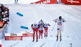 14.02.2015, Oestersund, Sweden (SWE): Finn Haagen Krogh (NOR), Alex Harvey (CAN), (l-r)  - FIS world cup cross-country, individual sprint, Oestersund (SWE). www.nordicfocus.com. © Felgenhauer/NordicFocus. Every downloaded picture is fee-liable.