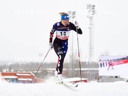 14.02.2015, Oestersund, Sweden (SWE): Sadie Bjornsen (USA) - FIS world cup cross-country, individual sprint, Oestersund (SWE). www.nordicfocus.com. © Felgenhauer/NordicFocus. Every downloaded picture is fee-liable.
