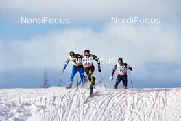 14.02.2015, Oestersund, Sweden (SWE): Toni Ketelae (FIN), Richard Jouve (FRA), Simeon Hamilton (USA), (l-r)  - FIS world cup cross-country, individual sprint, Oestersund (SWE). www.nordicfocus.com. © Felgenhauer/NordicFocus. Every downloaded picture is fee-liable.