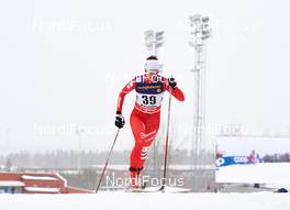 14.02.2015, Oestersund, Sweden (SWE): Francesca Baudin (ITA) - FIS world cup cross-country, individual sprint, Oestersund (SWE). www.nordicfocus.com. © Felgenhauer/NordicFocus. Every downloaded picture is fee-liable.