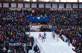 14.02.2015, Oestersund, Sweden (SWE): a men's quarterfinal in the first uphill - FIS world cup cross-country, individual sprint, Oestersund (SWE). www.nordicfocus.com. © Felgenhauer/NordicFocus. Every downloaded picture is fee-liable.