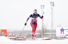 14.02.2015, Oestersund, Sweden (SWE): Kari Vikhagen Gjeitnes (NOR) - FIS world cup cross-country, individual sprint, Oestersund (SWE). www.nordicfocus.com. © Felgenhauer/NordicFocus. Every downloaded picture is fee-liable.