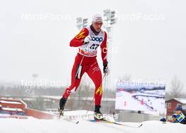 14.02.2015, Oestersund, Sweden (SWE): Gustav Nordstroem (SWE) - FIS world cup cross-country, individual sprint, Oestersund (SWE). www.nordicfocus.com. © Felgenhauer/NordicFocus. Every downloaded picture is fee-liable.