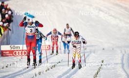 14.02.2015, Oestersund, Sweden (SWE): Sondre Turvoll Fossli (NOR), Alex Harvey (CAN), (l-r)  - FIS world cup cross-country, individual sprint, Oestersund (SWE). www.nordicfocus.com. © Felgenhauer/NordicFocus. Every downloaded picture is fee-liable.