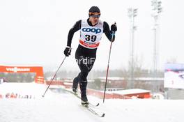 14.02.2015, Oestersund, Sweden (SWE): Joeri Kindschi (SUI) - FIS world cup cross-country, individual sprint, Oestersund (SWE). www.nordicfocus.com. © Felgenhauer/NordicFocus. Every downloaded picture is fee-liable.