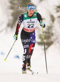 08.03.2015, Lahti, Finland (FIN): Jessica Diggins (USA), Salomon, One Way - FIS world cup cross-country, 10km women, Lahti (FIN). www.nordicfocus.com. © Laiho/NordicFocus. Every downloaded picture is fee-liable.