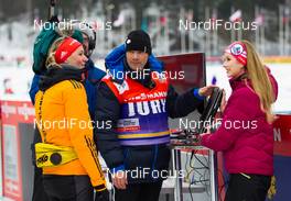 07.03.2015, Lahti, Finland (FIN): athletes were allowed to choose their own heat for the quarter final, Denise Herrmann (GER), Fischer, Swix,  Rottefella, Adidas - FIS world cup cross-country, individual sprint, Lahti (FIN). www.nordicfocus.com. © Laiho/NordicFocus. Every downloaded picture is fee-liable.