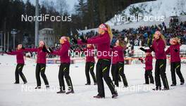 07.03.2015, Lahti, Finland (FIN): dancers at the stadium - FIS world cup cross-country, individual sprint, Lahti (FIN). www.nordicfocus.com. © Laiho/NordicFocus. Every downloaded picture is fee-liable.