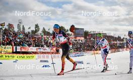 28.02.2015, Falun, Sweden (SWE): Stefanie Boehler (GER), Rosie Brennan (USA), Sadie Bjornsen (USA), (l-r)  - FIS nordic world ski championships, cross-country, 30km women, Falun (SWE). www.nordicfocus.com. © NordicFocus. Every downloaded picture is fee-liable.