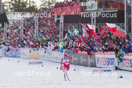 28.02.2015, Falun, Sweden (SWE): Therese Johaug (NOR) - FIS nordic world ski championships, cross-country, 30km women, Falun (SWE). www.nordicfocus.com. © NordicFocus. Every downloaded picture is fee-liable.