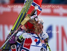 28.02.2015, Falun, Sweden (SWE): Therese Johaug (NOR), Charlotte Kalla (SWE), (l-r)  - FIS nordic world ski championships, cross-country, 30km women, Falun (SWE). www.nordicfocus.com. © NordicFocus. Every downloaded picture is fee-liable.
