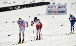 28.02.2015, Falun, Sweden (SWE): Sofia Bleckur (SWE), Heidi Weng (NOR), (l-r)  - FIS nordic world ski championships, cross-country, 30km women, Falun (SWE). www.nordicfocus.com. © NordicFocus. Every downloaded picture is fee-liable.